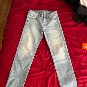 Slim Straight American Eagle Blue Jeans